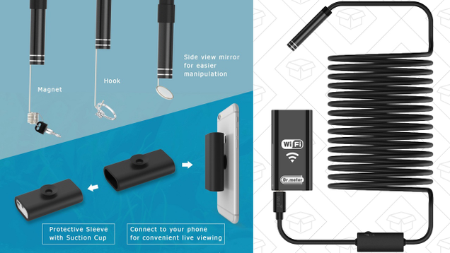 Wi-Fi Endoscope | $20 | Amazon | Promo code 62BTEZQK